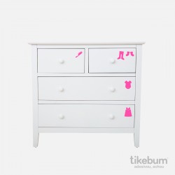 Adesivos para Gavetas Menina