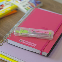 Kit básico de etiquetas personalizadas para identificar roupas e objetos